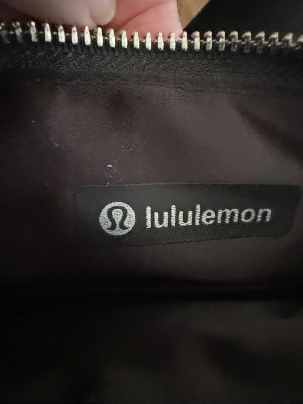lululemon athletica Black Compact Messenger Crossbody